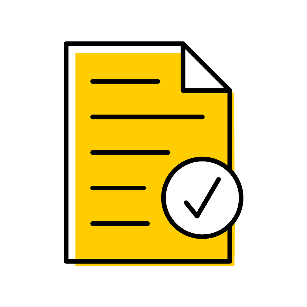 Clipart of Paper and Check Mark