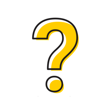 Clipart Question Mark in Gold and Black 